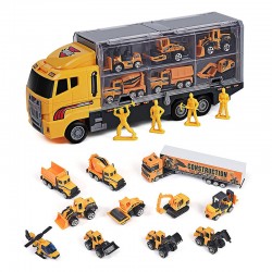 Toyard toy manufacturers friction powered toy car engineering construction truck toy set