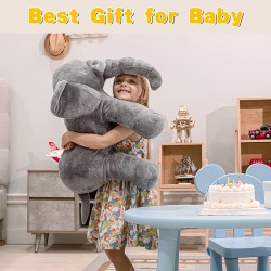 Toyard big stuffed elephant best gift for baby soft toys factory