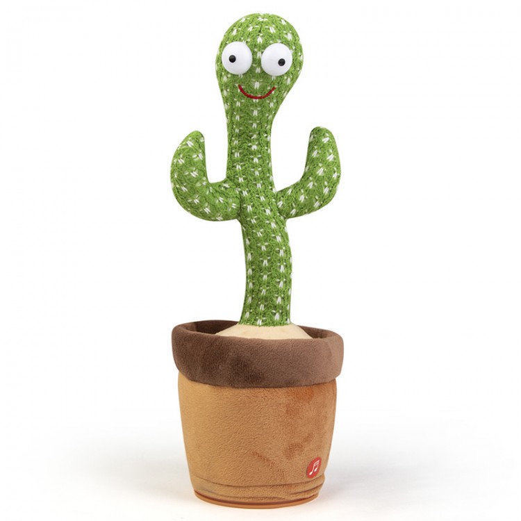 dancing, singing and shaking cactus plush toy