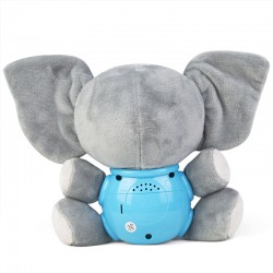 elephant baby plush rocker