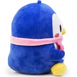 blue plush penguin