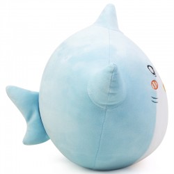 baby pillow blue dolphin