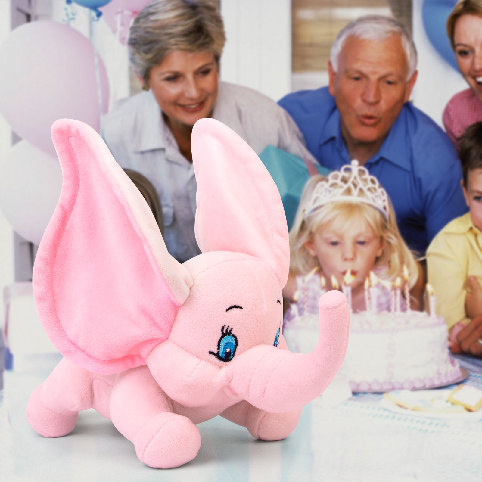 Toyard hot pink elephant stuffed animal canadian stuffed animal company