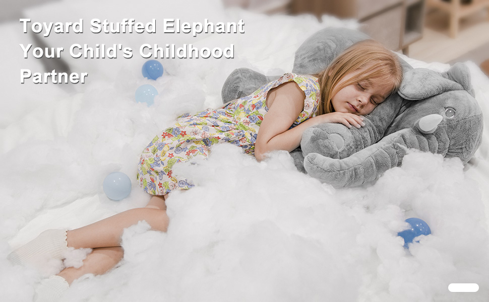 Toyard the toy factory plush big stuffed elephant toy as childhood partner