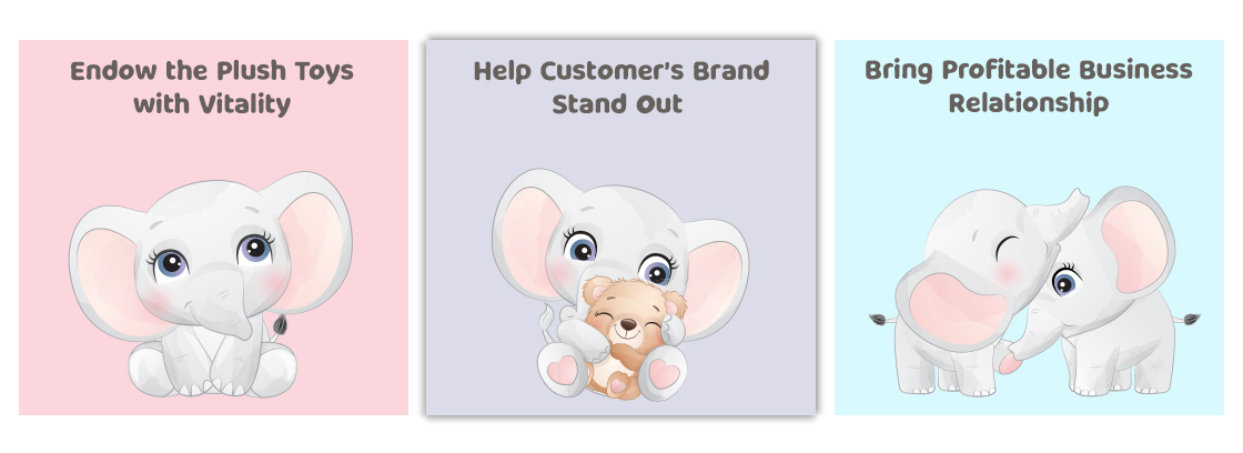 how custom elephant stuffed animals work for you