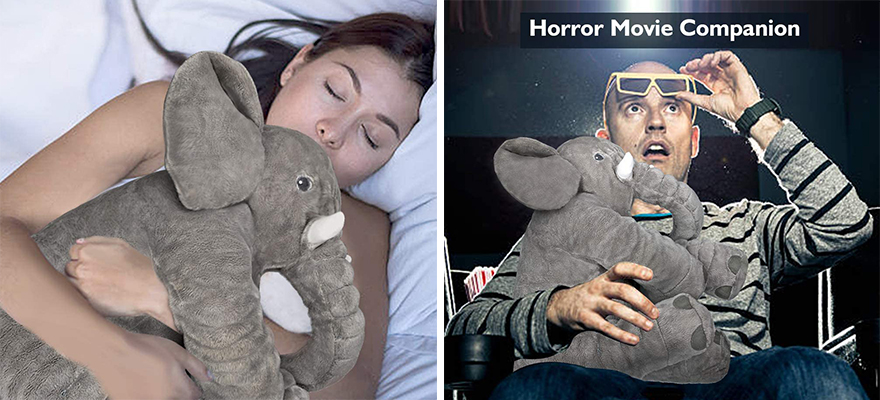 Cute Plush Elephant is A Companion for people