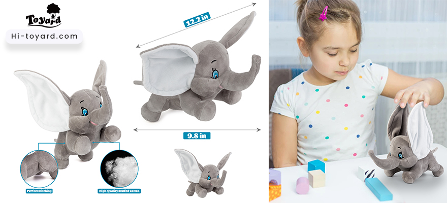 Material of mini personalised elephant toy