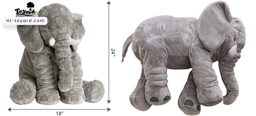 Packaging of large elephant pillow