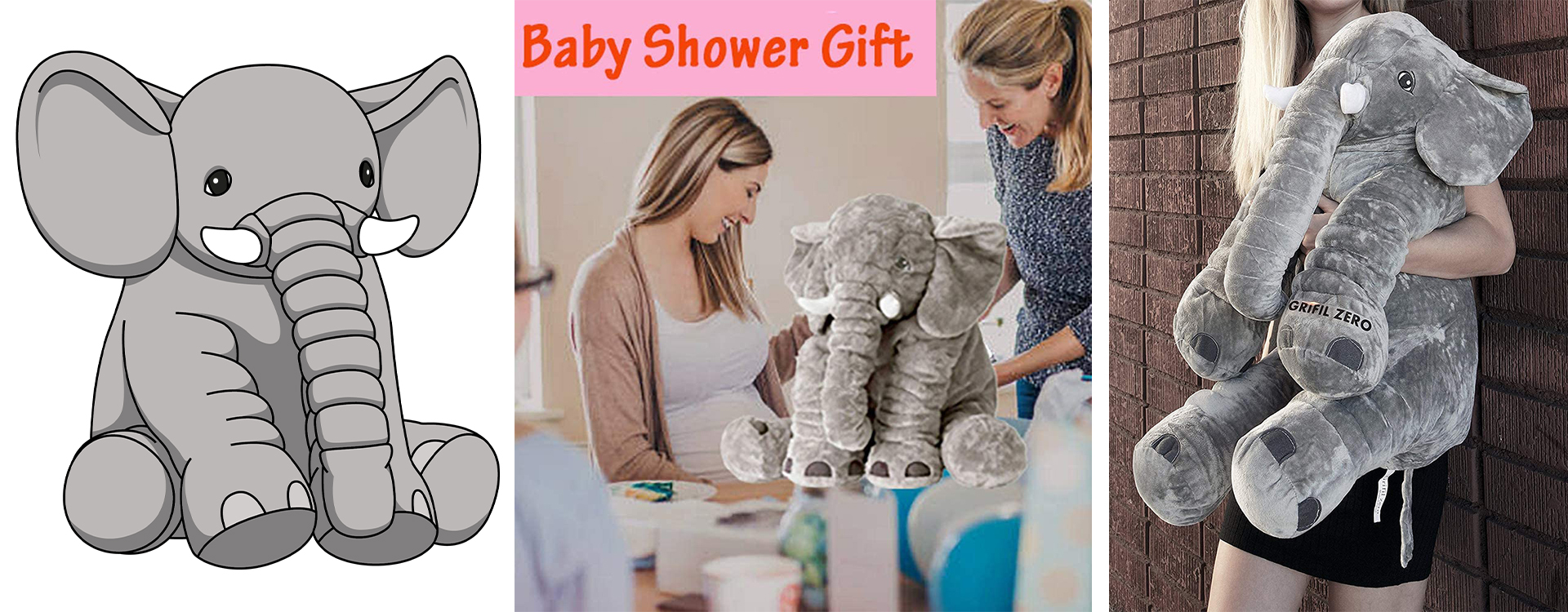 Plush Elephant toy as an Appeasing Gift for adult