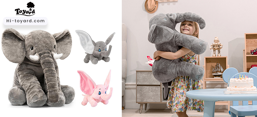 Toyard a series of elephant stuffed animals is best gifts for kids 