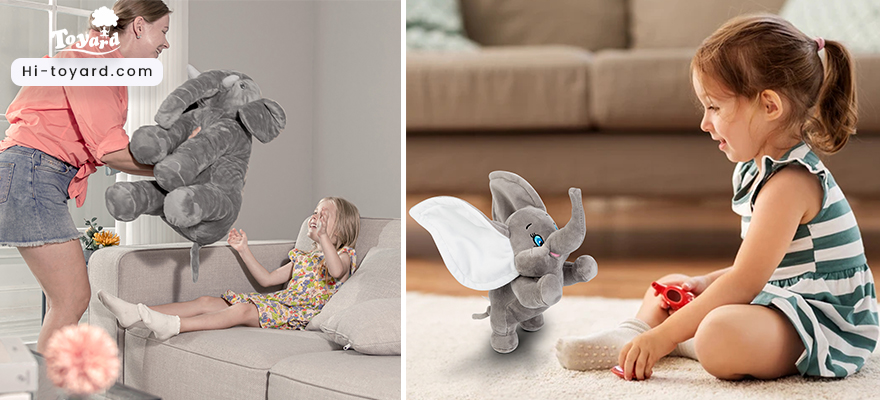 choose the best elephant plush toy suitable for the age of your child