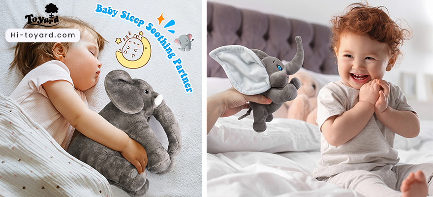 elephant stuffed animal toy for toddlers Up to age three