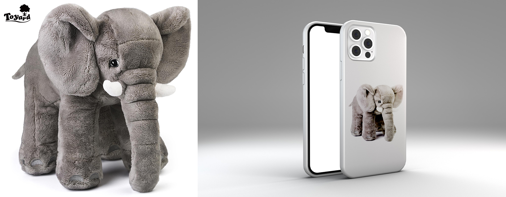 Toy wholesale factory make a stuffed elephant case 