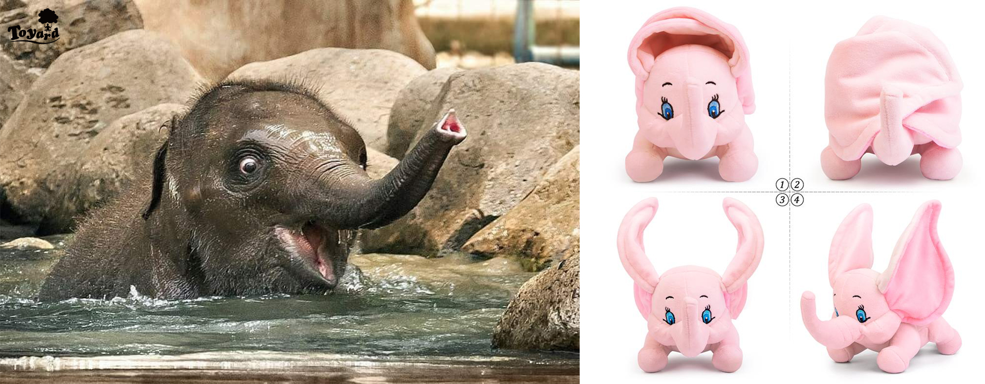 Which Scene Can Use Cute Stuffed Elephant
