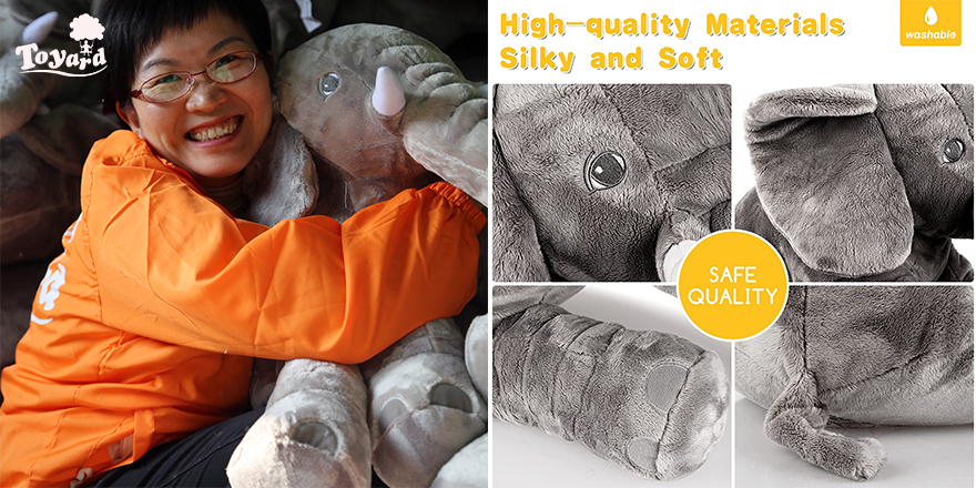 custom big elephant toy for children and adults of all ages