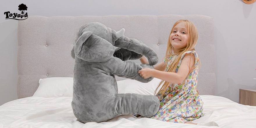 fluffy elephant stuffed animals is most trending items on the market