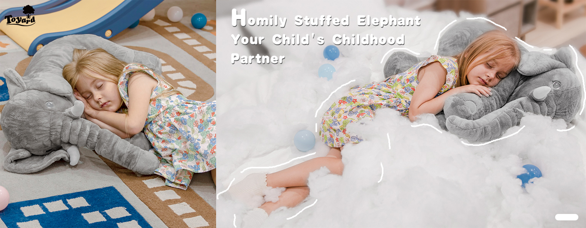 fluffy toys elephant soft toy Be Kids Companions