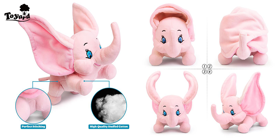 learn more about pink stuffed elephant