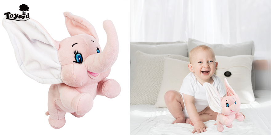 stuffed elephant stay with little childs